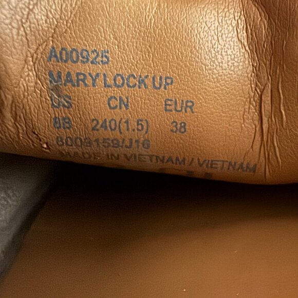 Coach Mary Lock up - Womens 8B pebbled leather driving moccasin loafers shoes - Picture 5 of 6